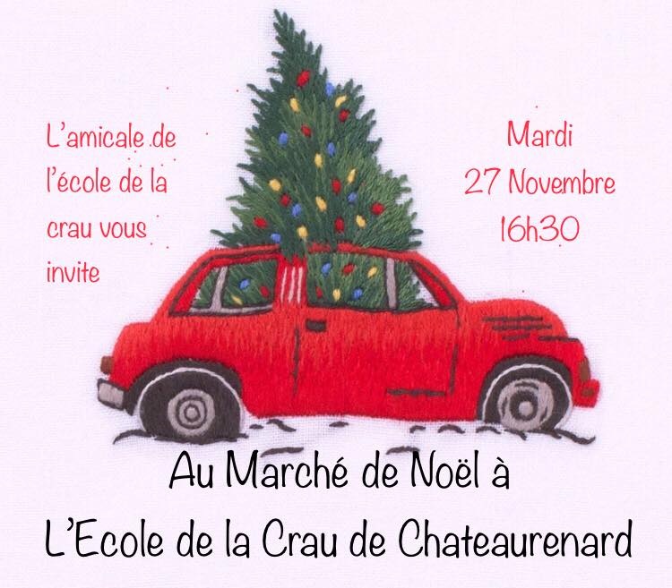 Marché de noël Ecole de la Crau Chateaurenard 27 novembre 2018